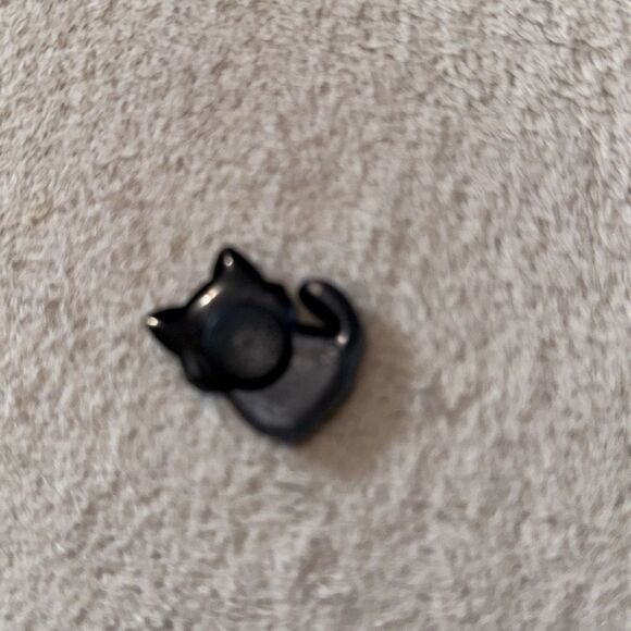 Cute Black and White Cat shoe charm NWOT - Picture 3 of 3